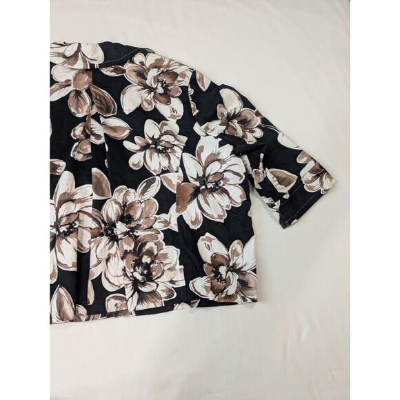 Lane Bryant Women's Plus Size 22/24W Floral Print Cropped‎ Jacket - Picture 9 of 9